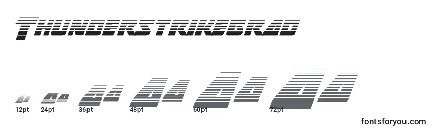 Thunderstrikegrad Font Sizes