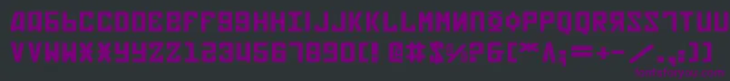 SovietExpanded Font – Purple Fonts on Black Background