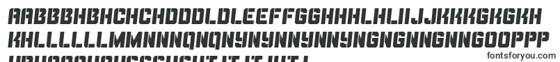 Шрифт Thundertroopersemital – сесото шрифты