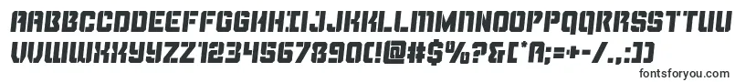 Шрифт Thundertroopersemital – очерченные шрифты