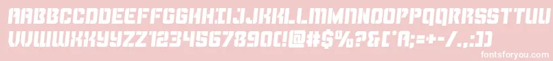 Thundertroopersemital Font – White Fonts on Pink Background