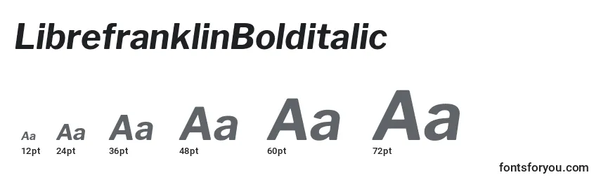 LibrefranklinBolditalic Font Sizes