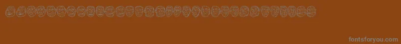 More about Opa Font Opa Font – Gray Fonts on Brown Background