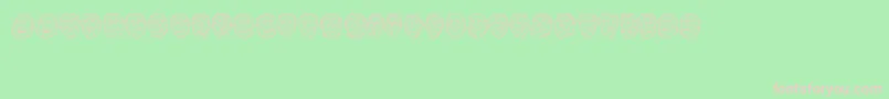 fuente Opa – Fuentes Rosadas Sobre Fondo Verde