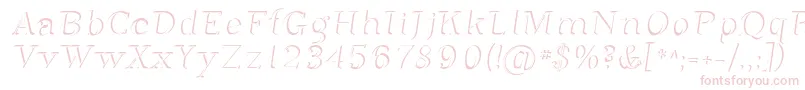 Sfphosphorusdihydride Font – Pink Fonts on White Background