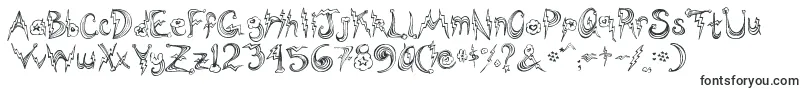 Ponyrides-fontti – Käsinkirjoitetut fontit