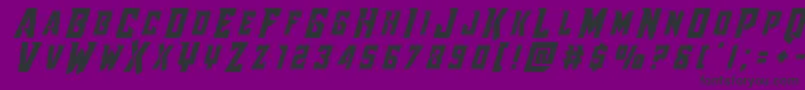 Raidercrusadertitle Font – Black Fonts on Purple Background