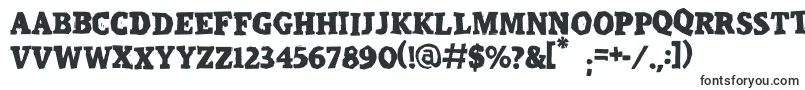 Шрифт Calangorevi – высокие шрифты