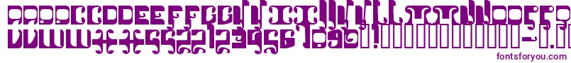 1905 Font – Purple Fonts on White Background