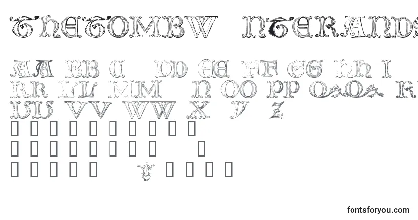 TheTombWinterAndSpring1-fontti – aakkoset, numerot, erikoismerkit