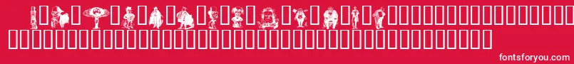 Unca2 Font – White Fonts on Red Background