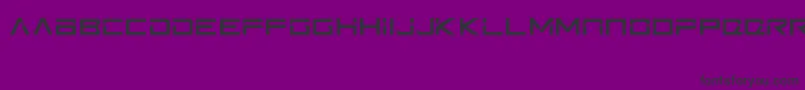 Ftb-Schriftart – Schwarze Schriften auf violettem Hintergrund