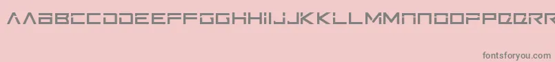 フォントFtb – ピンクの背景に灰色の文字