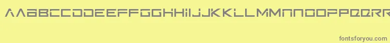 Ftb Font – Gray Fonts on Yellow Background