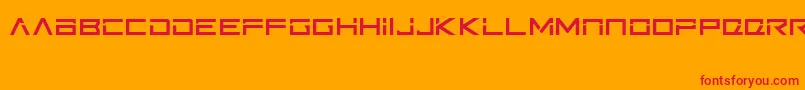 Ftb Font – Red Fonts on Orange Background