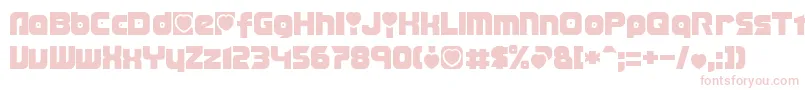 TransmaidensNormal Font – Pink Fonts on White Background