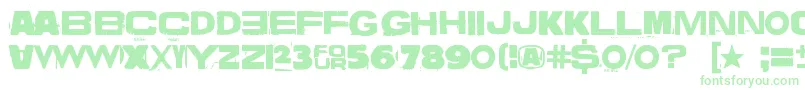 VuosiVuodelta-Schriftart – Grüne Schriften