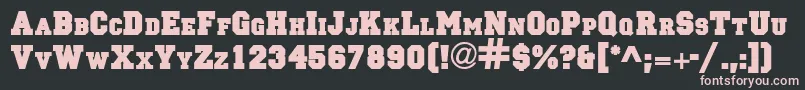 PrincessdbNormal Font – Pink Fonts on Black Background