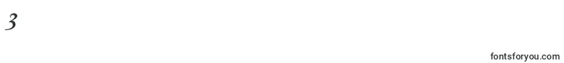 JannontextmedscItalic Font – Fonts for Digit 3