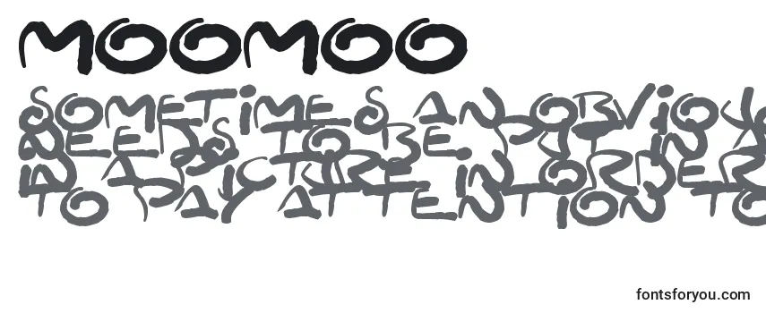 Schriftart Moomoo