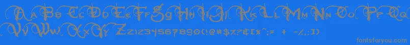 Saiba mais sobre a fonte Neverwinter Fonte Neverwinter – fontes cinzas em um fundo azul