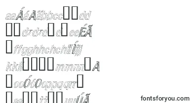 CarboncilloPaloItalic font – slovak Fonts