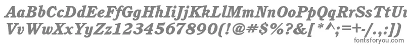CushingitcteeheaItalic-fontti – harmaat fontit