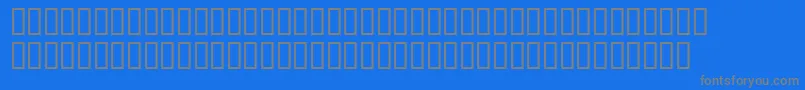 Assadsadatsh Font – Gray Fonts on Blue Background