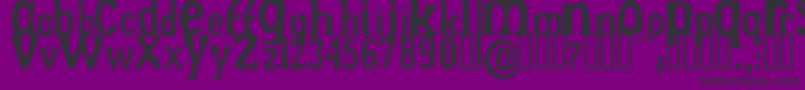 Drekn Font – Black Fonts on Purple Background