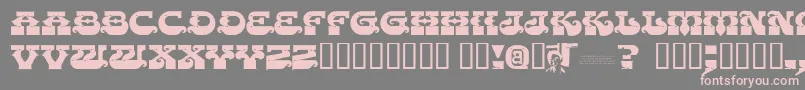 fuente Chasezenpunjabi – Fuentes Rosadas Sobre Fondo Gris