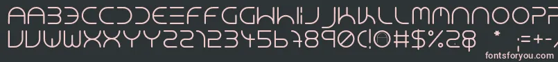 NeonClubMusicMedium Font – Pink Fonts on Black Background