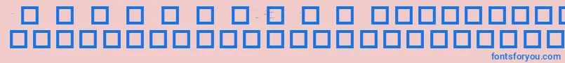 fuente RobotCrisisDingbats – Fuentes Azules Sobre Fondo Rosa