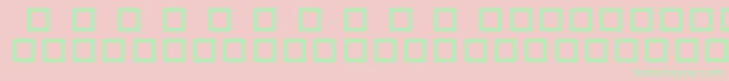 RobotCrisisDingbats-Schriftart – Grüne Schriften auf rosa Hintergrund