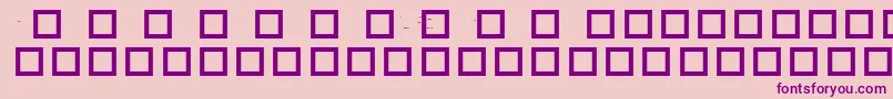 RobotCrisisDingbats Font – Purple Fonts on Pink Background