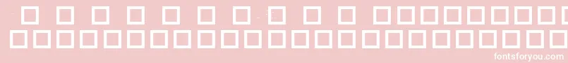 RobotCrisisDingbats Font – White Fonts on Pink Background