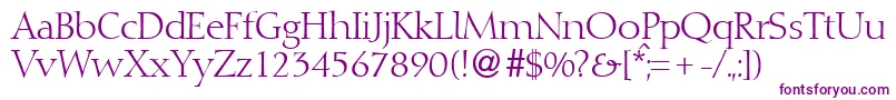 More about DioscurRegularDb Font DioscurRegularDb Font – Purple Fonts on White Background