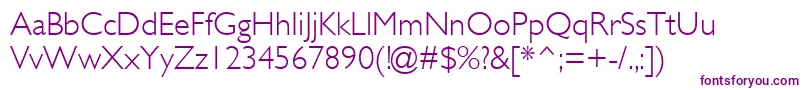 GillSansMtLight Font – Purple Fonts