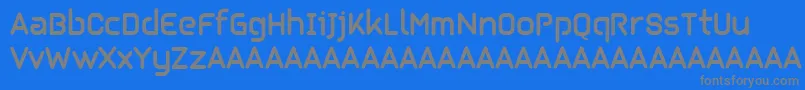 Kilikia Font – Gray Fonts on Blue Background