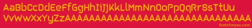 Kilikia Font – Orange Fonts on Red Background