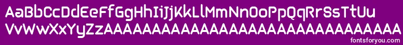 Kilikia Font – White Fonts on Purple Background