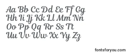 MagnoliaScript-fontti