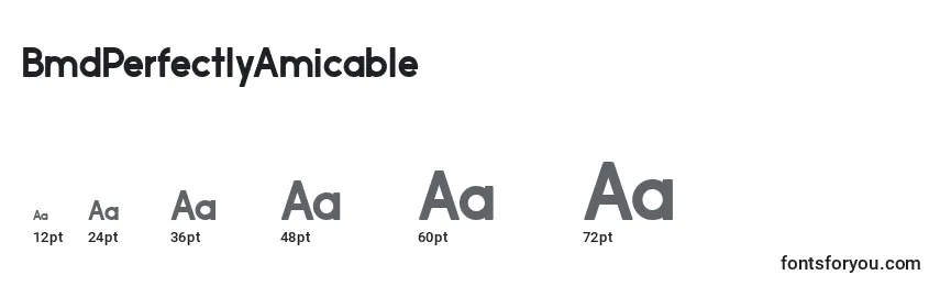 BmdPerfectlyAmicable Font Sizes