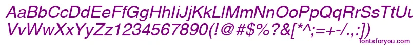 AghelvI Font – Purple Fonts on White Background