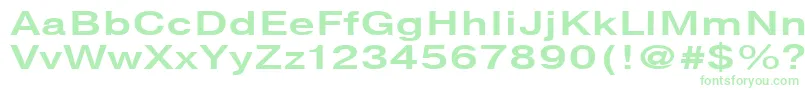 Czcionka NtharmonicaBold140b – zielone czcionki