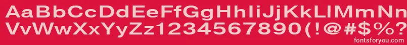 NtharmonicaBold140b Font – Pink Fonts on Red Background
