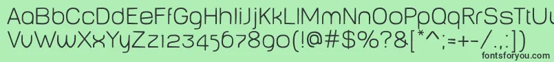 BabyMinethin Font – Black Fonts on Green Background