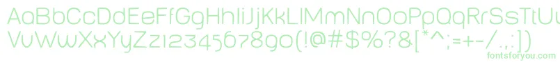 BabyMinethin-Schriftart – Grüne Schriften