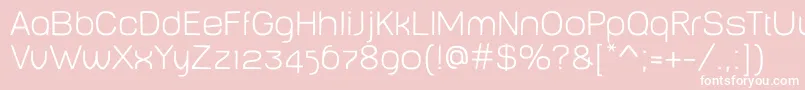BabyMinethin Font – White Fonts on Pink Background