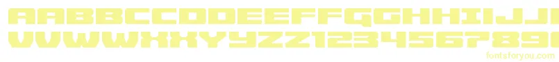 Шрифт Cruiserfortressexpand – жёлтые шрифты