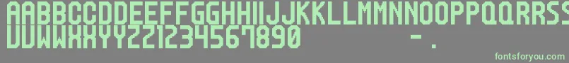 M20SpRanker Font – Green Fonts on Gray Background